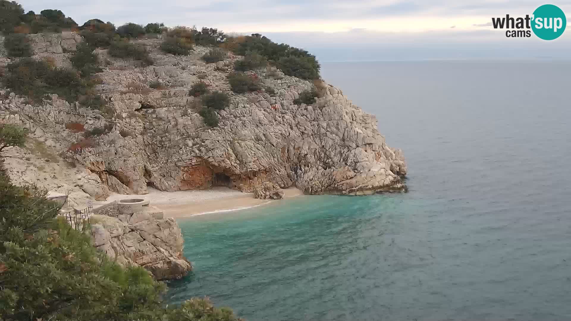 Webcam Brseč Strand – Mošćenička Draga – Kroatien