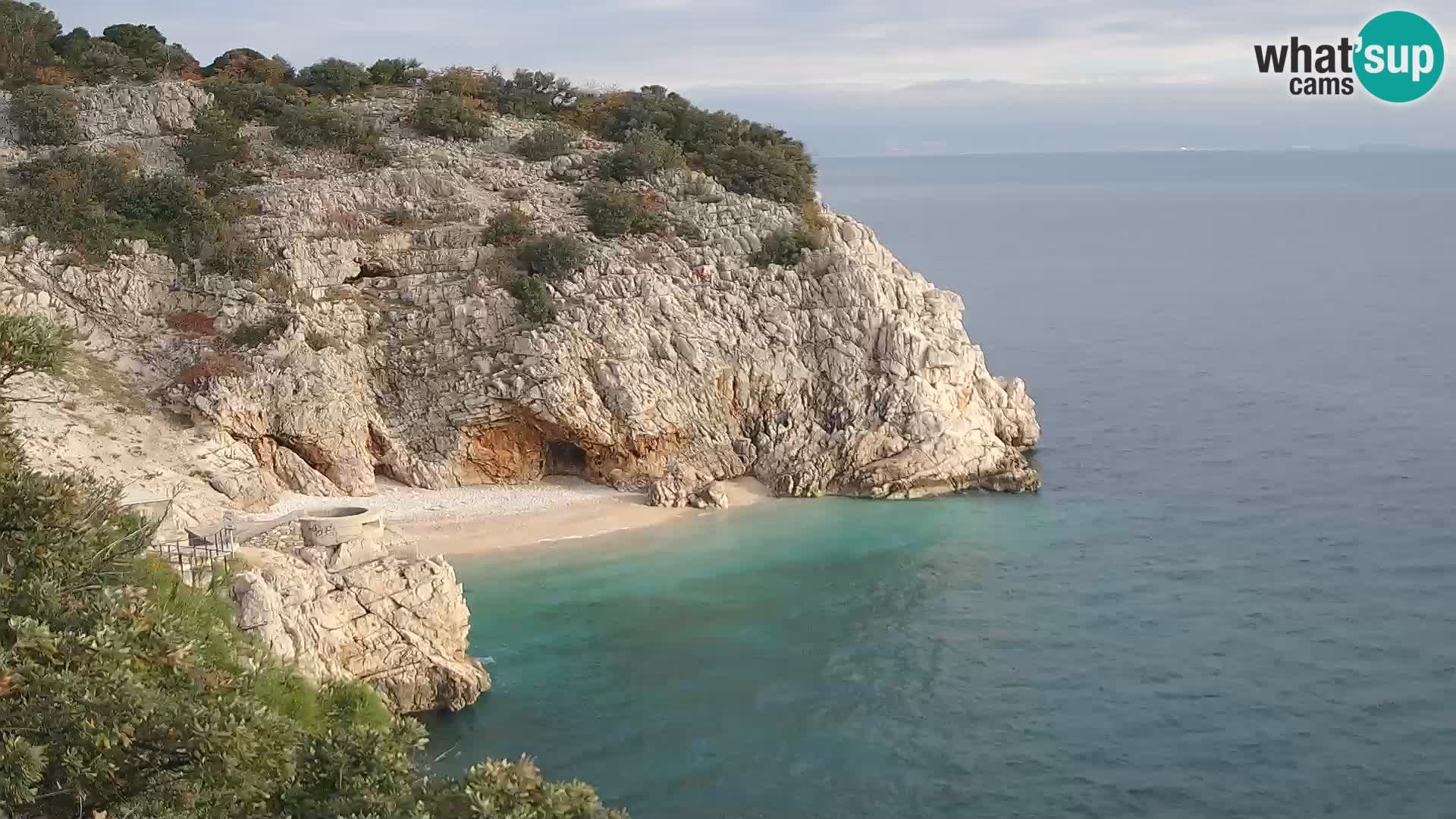 Webcam Bersezio spiaggia – Draga di Moschiena – Croazia