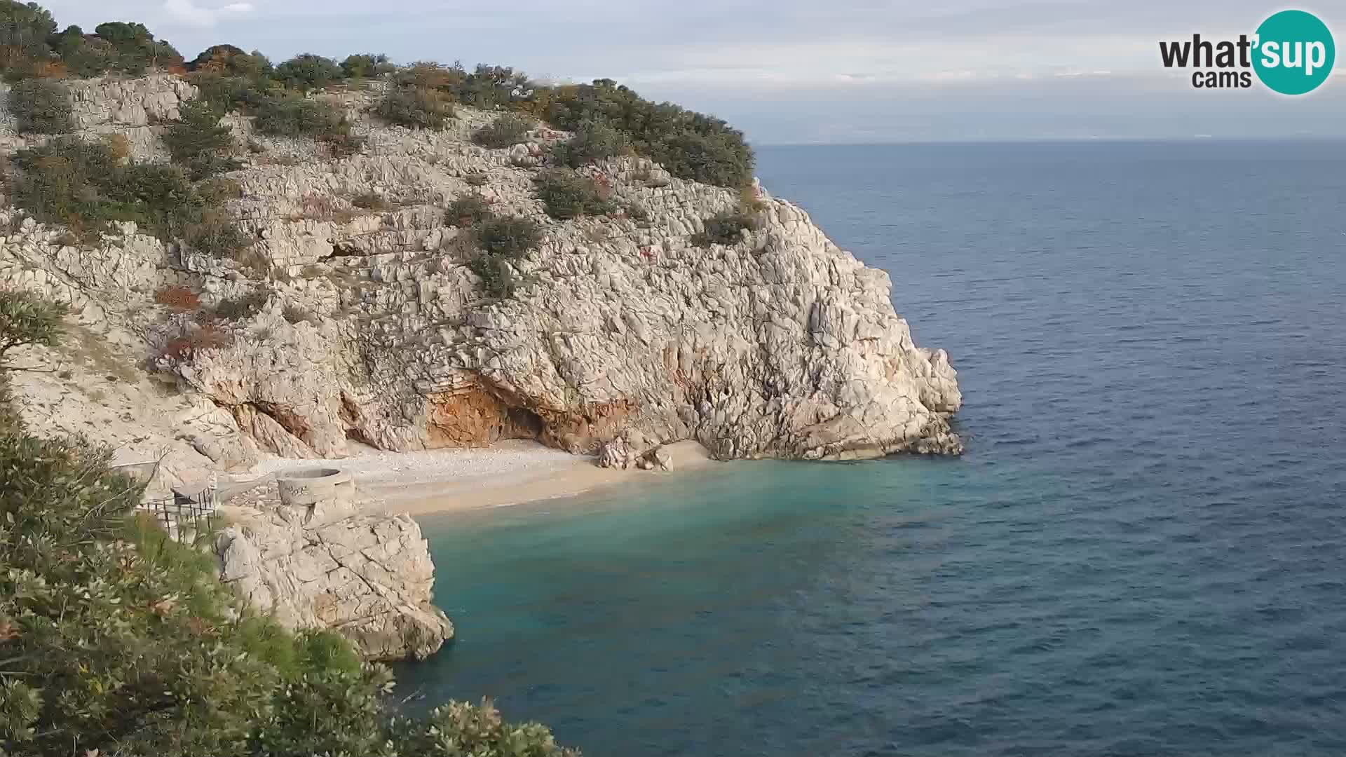 Webcam Brseč Strand – Mošćenička Draga – Kroatien