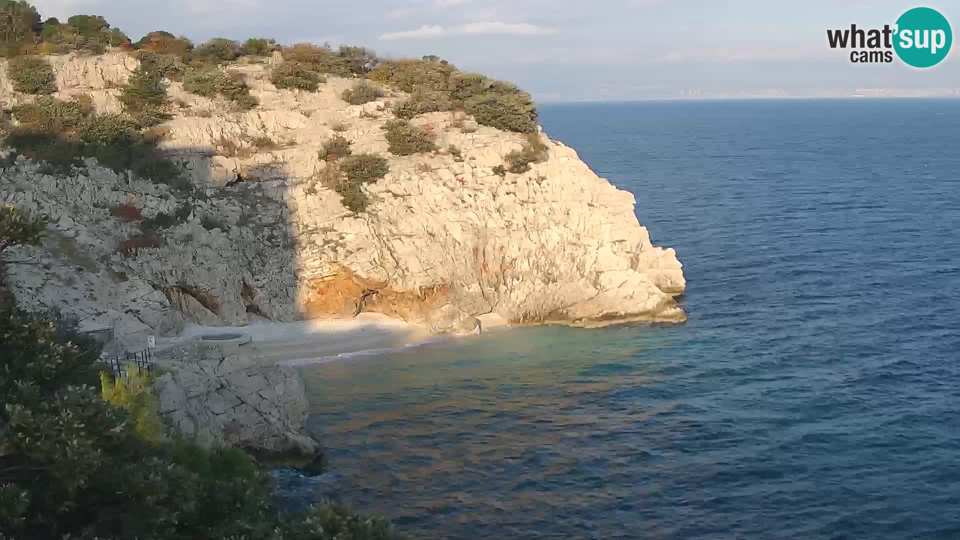 Webcam Bersezio spiaggia – Draga di Moschiena – Croazia