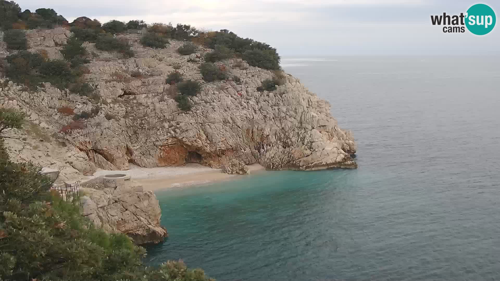 Webcam Bersezio spiaggia – Draga di Moschiena – Croazia