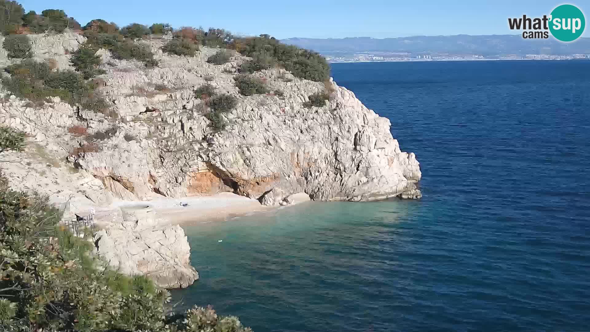 Webcam Brseč Strand – Mošćenička Draga – Kroatien