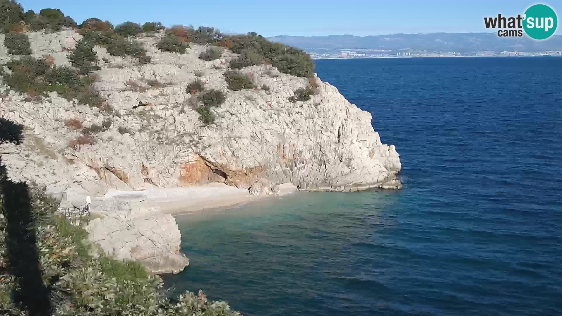 Web kamera plaže Brseč – Mošćenička Draga – Hrvatska