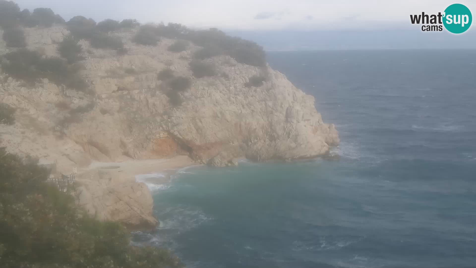 Webcam Bersezio spiaggia – Draga di Moschiena – Croazia