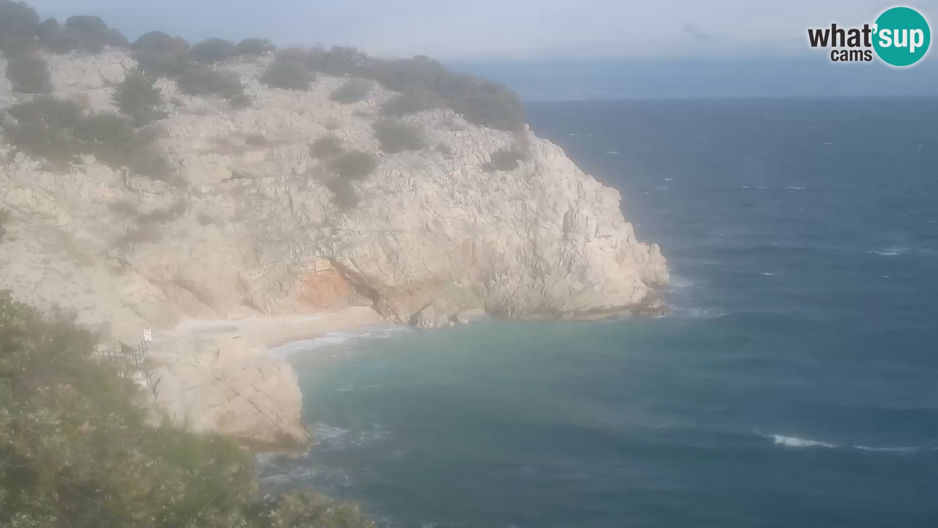 Webcam Bersezio spiaggia – Draga di Moschiena – Croazia