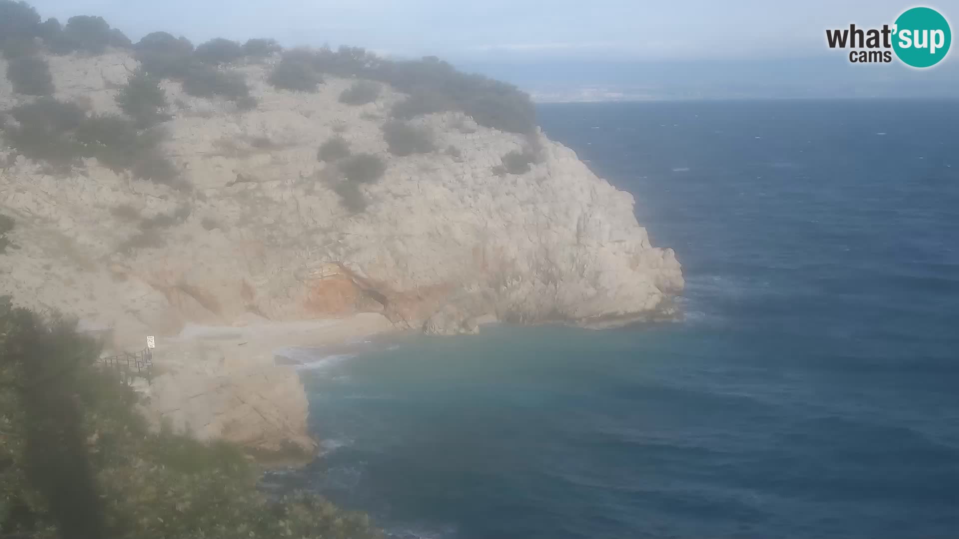 Webcam Bersezio spiaggia – Draga di Moschiena – Croazia