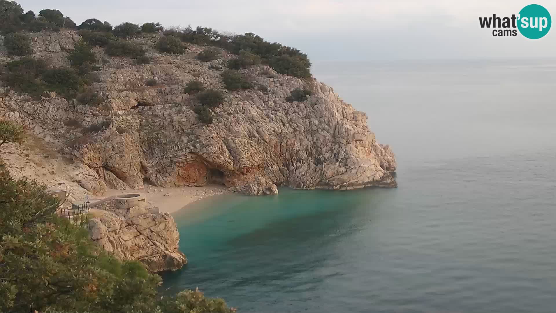 Webcam Brseč Strand – Mošćenička Draga – Kroatien