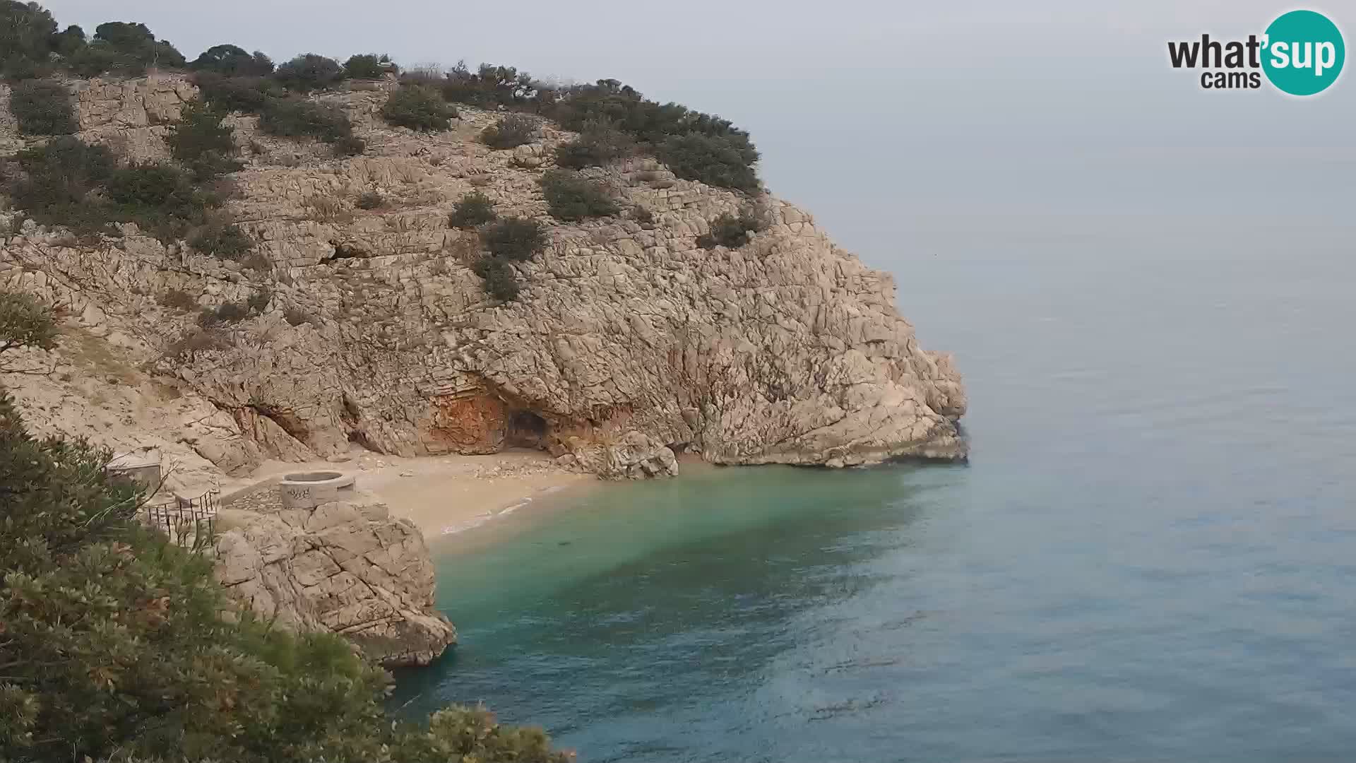 Webcam Brseč Strand – Mošćenička Draga – Kroatien