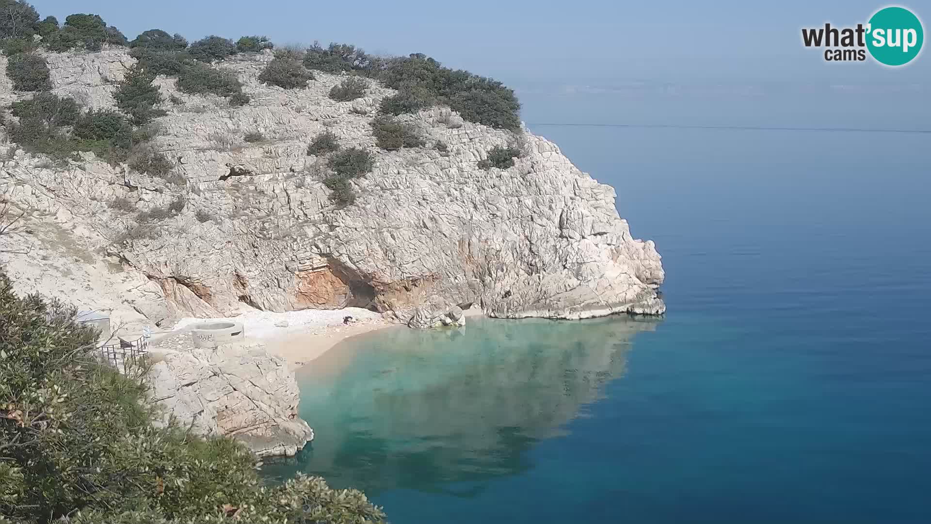 Web kamera plaže Brseč – Mošćenička Draga – Hrvatska