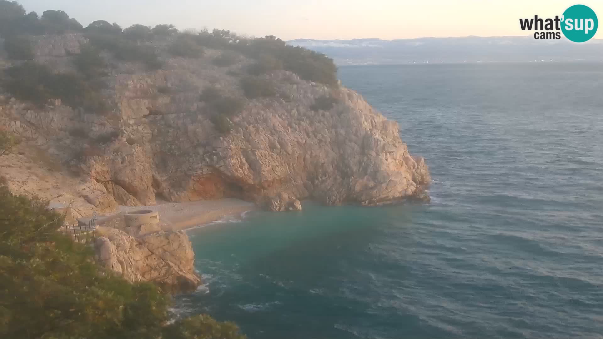 Webcam Brseč beach – Mošćenička Draga – Croatia