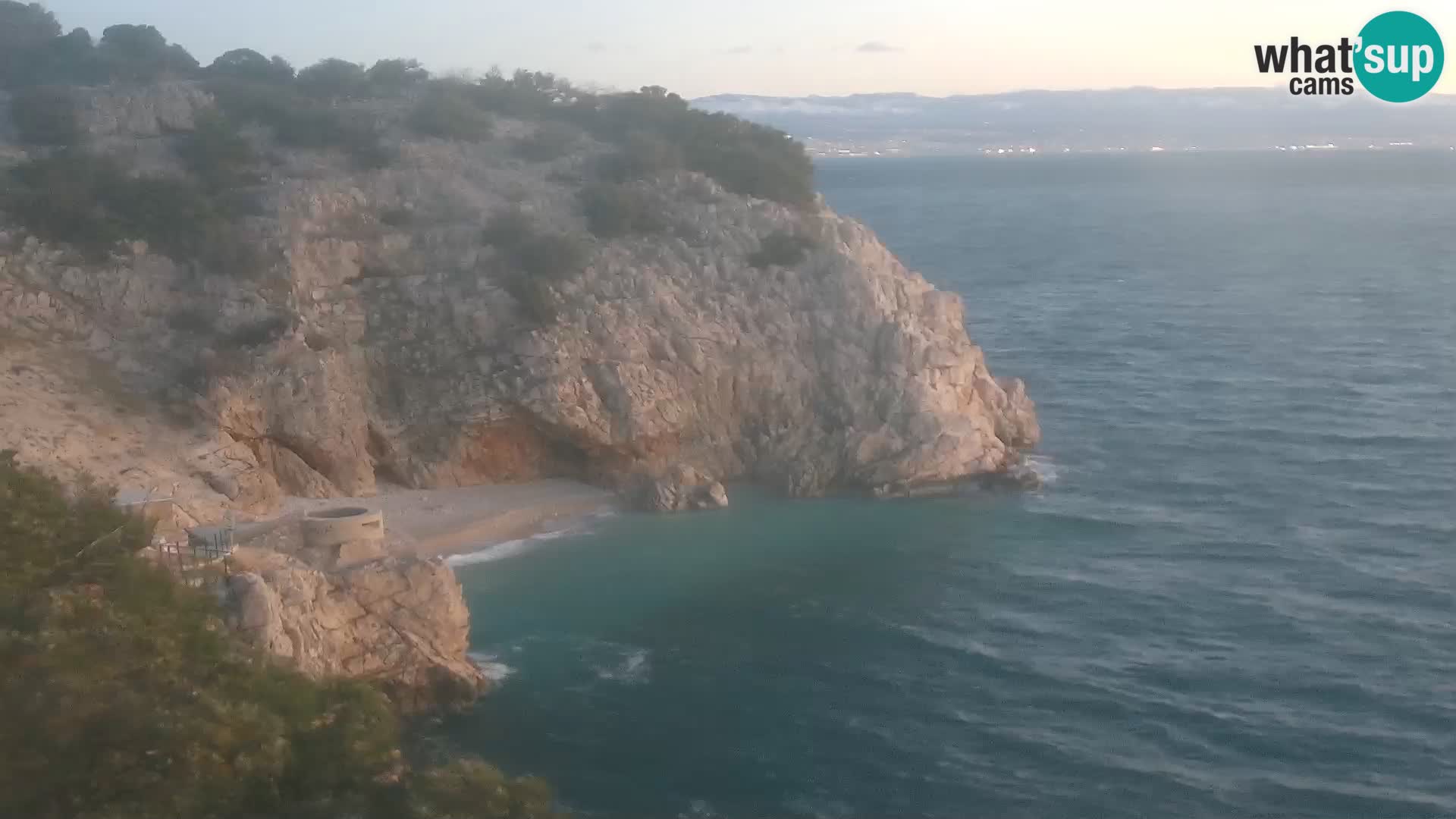 Webcam Bersezio spiaggia – Draga di Moschiena – Croazia