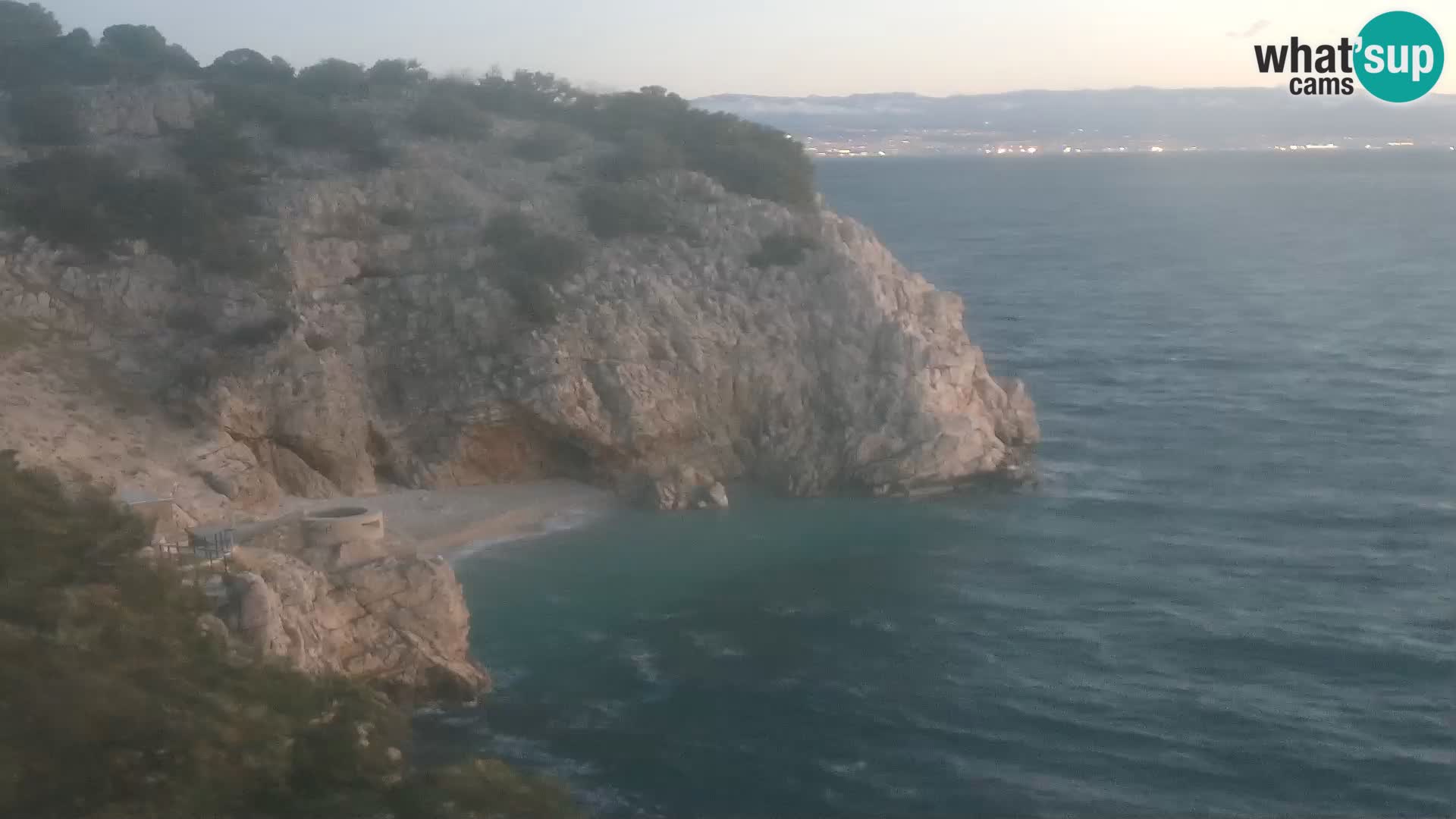 Webcam Bersezio spiaggia – Draga di Moschiena – Croazia