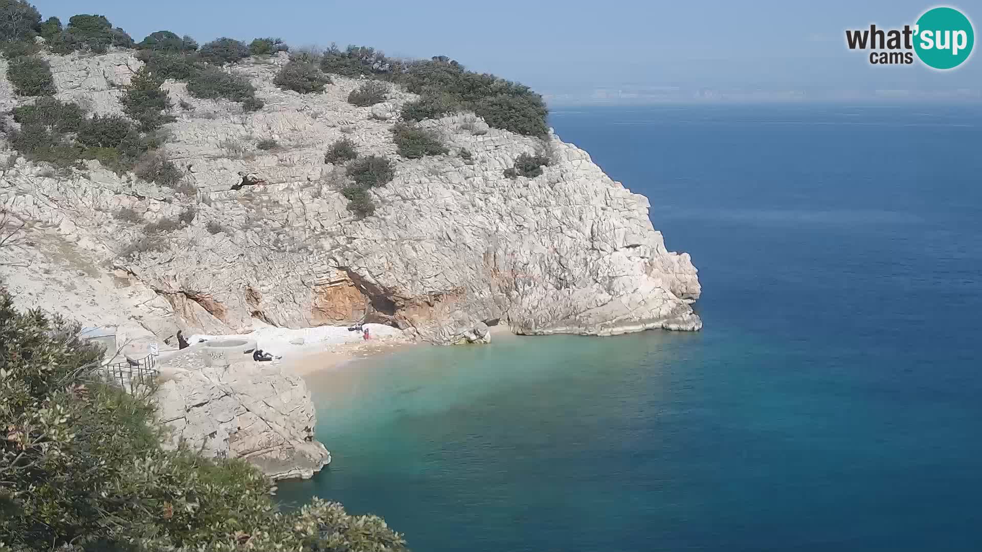 Webcam Brseč beach – Mošćenička Draga – Croatia