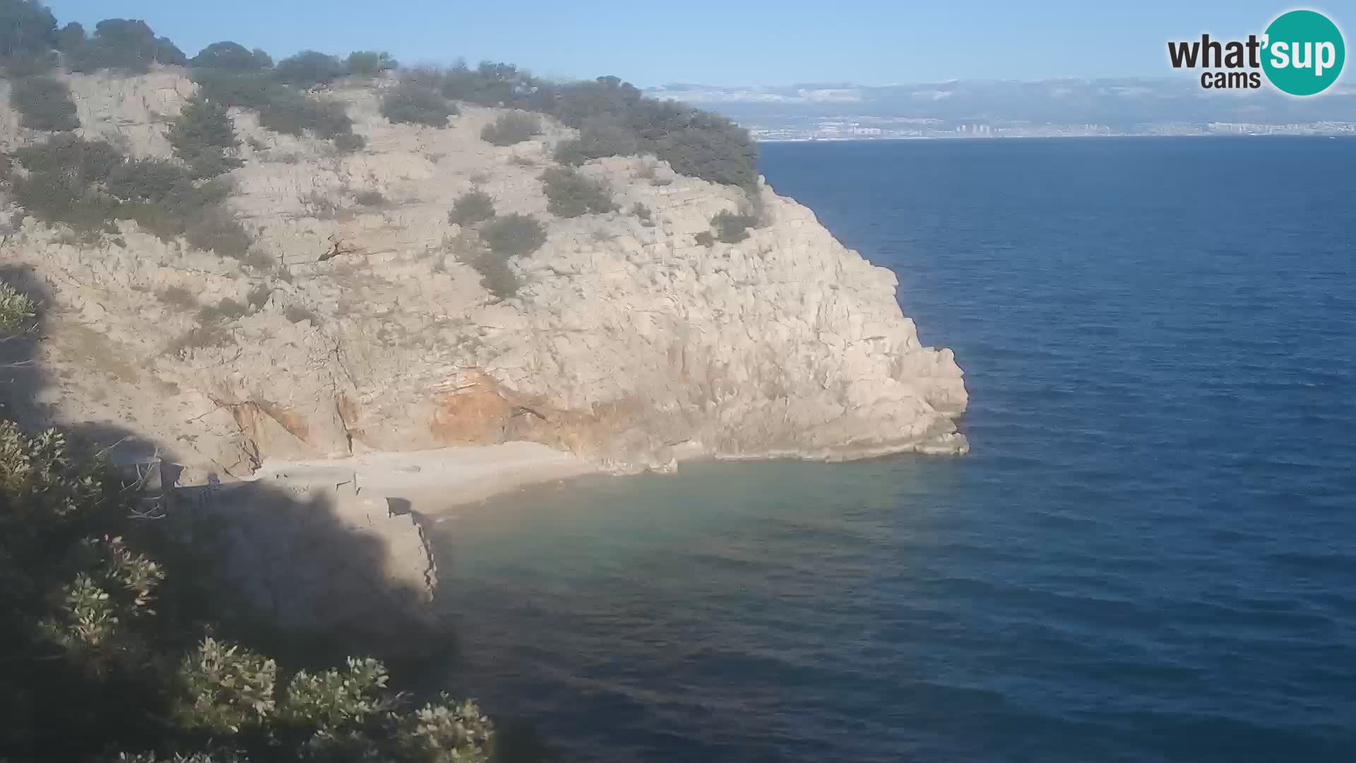 Webcam Brseč beach – Mošćenička Draga – Croatia