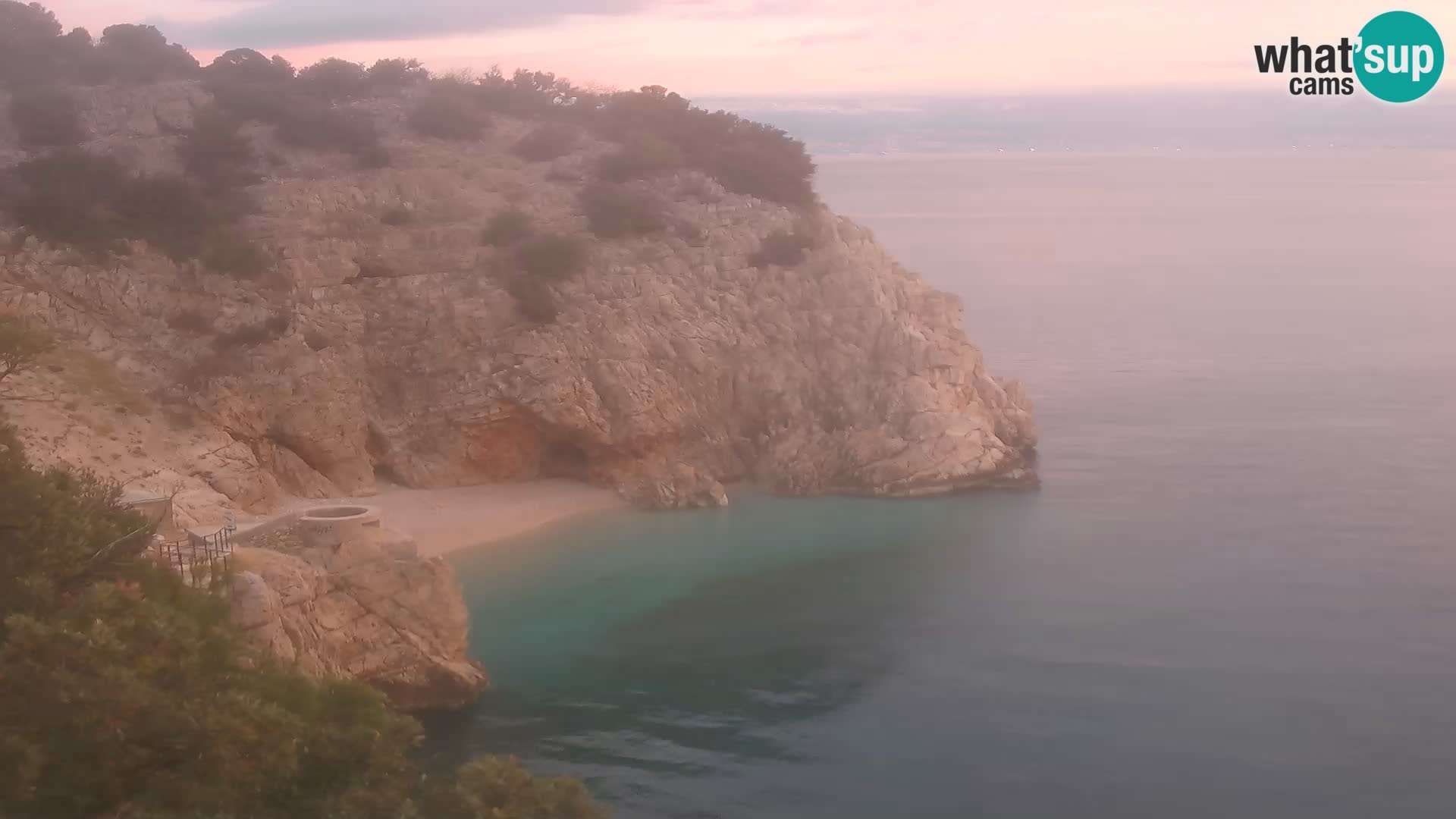 Webcam Bersezio spiaggia – Draga di Moschiena – Croazia