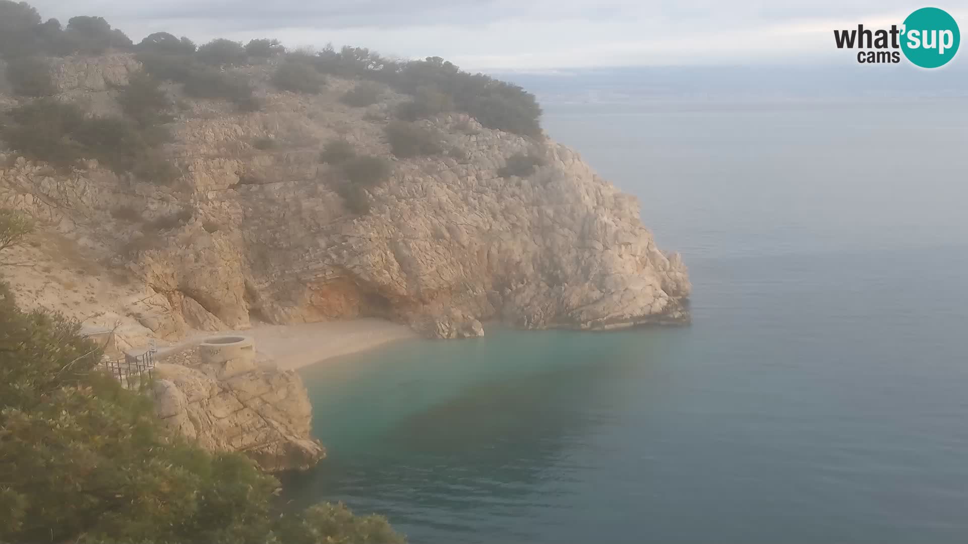 Webcam Brseč Strand – Mošćenička Draga – Kroatien