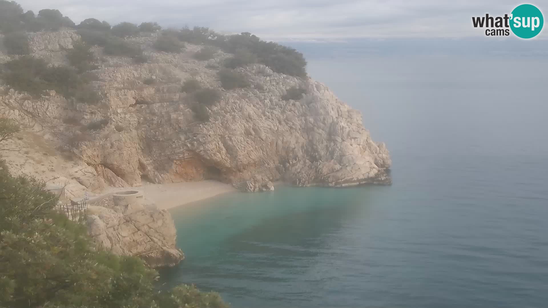 Webcam Brseč beach – Mošćenička Draga – Croatia