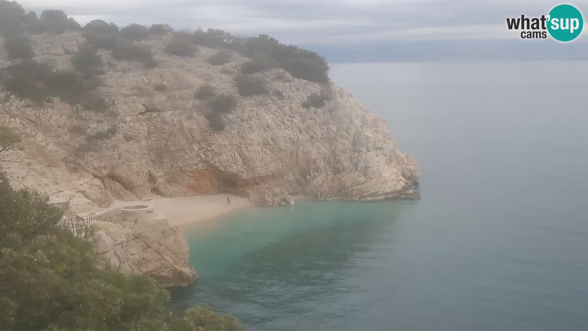 Webcam Bersezio spiaggia – Draga di Moschiena – Croazia