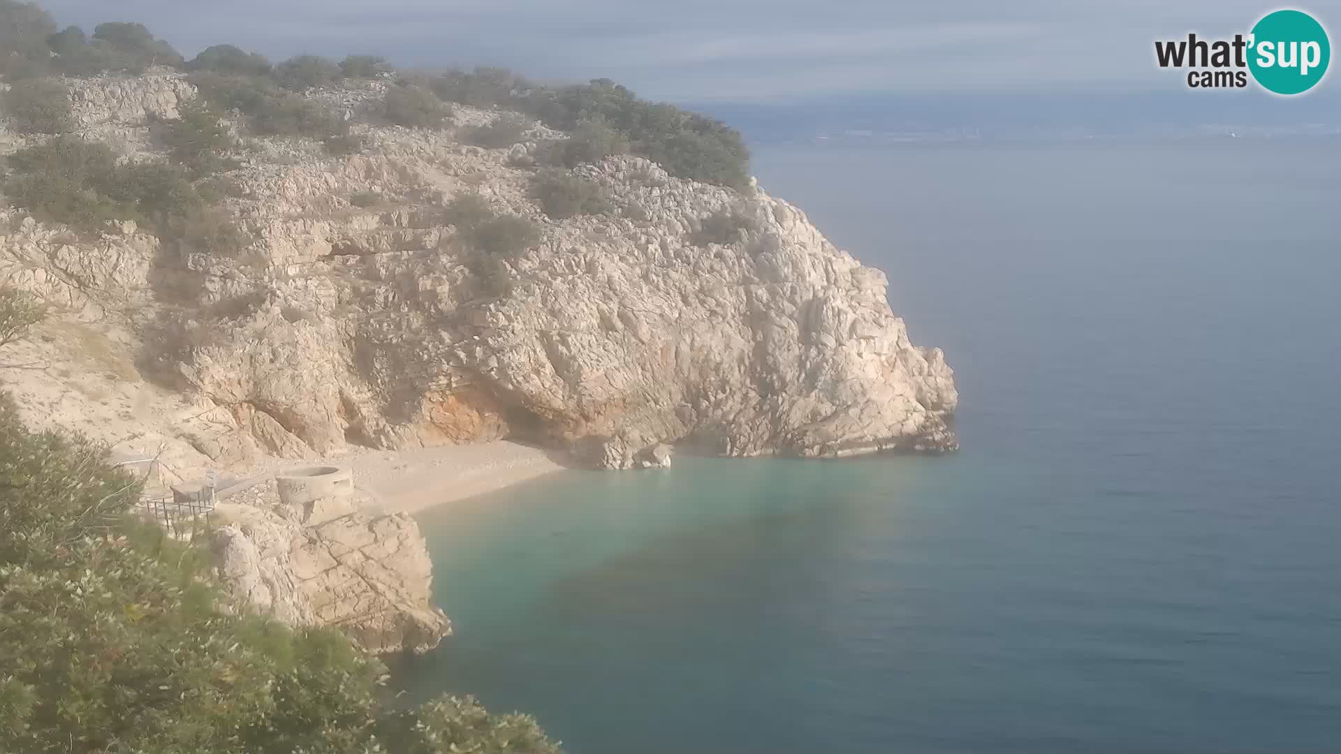 Webcam Brseč Strand – Mošćenička Draga – Kroatien