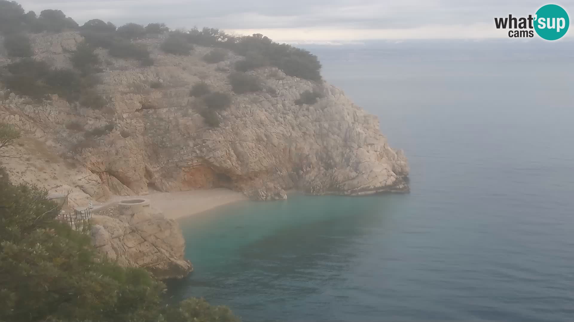 Webcam Brseč Strand – Mošćenička Draga – Kroatien