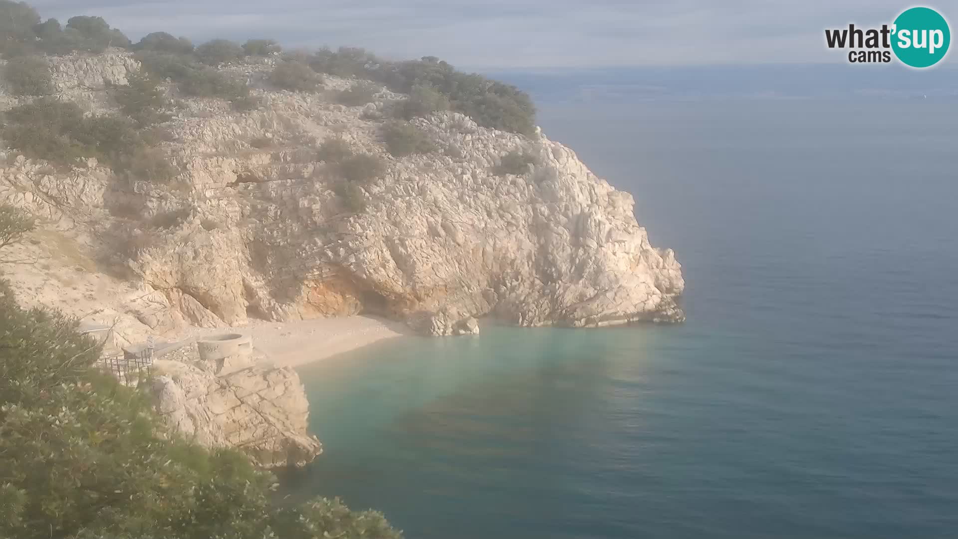 Webcam Brseč beach – Mošćenička Draga – Croatia