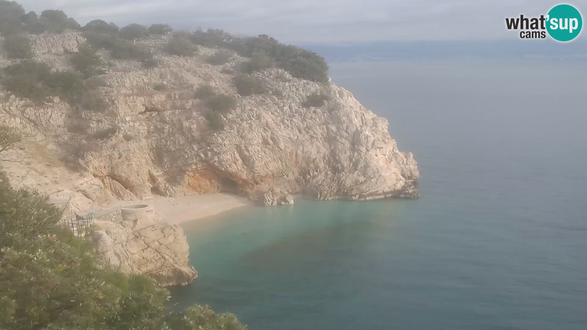 Webcam Brseč Strand – Mošćenička Draga – Kroatien