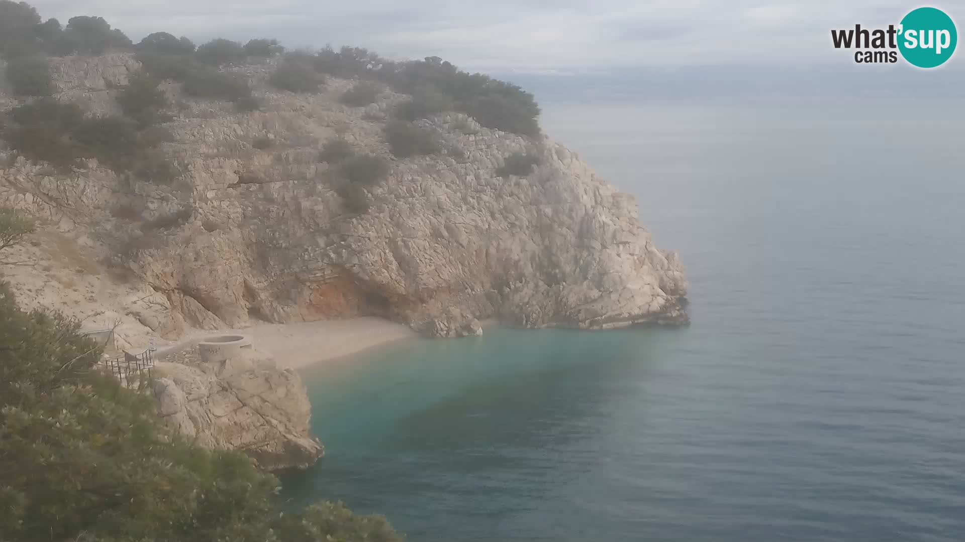 Webcam Bersezio spiaggia – Draga di Moschiena – Croazia