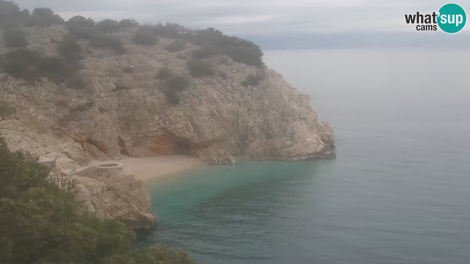 Webcam Bersezio spiaggia – Draga di Moschiena – Croazia