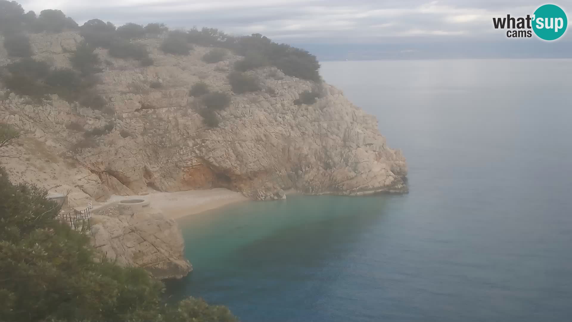 Webcam Bersezio spiaggia – Draga di Moschiena – Croazia