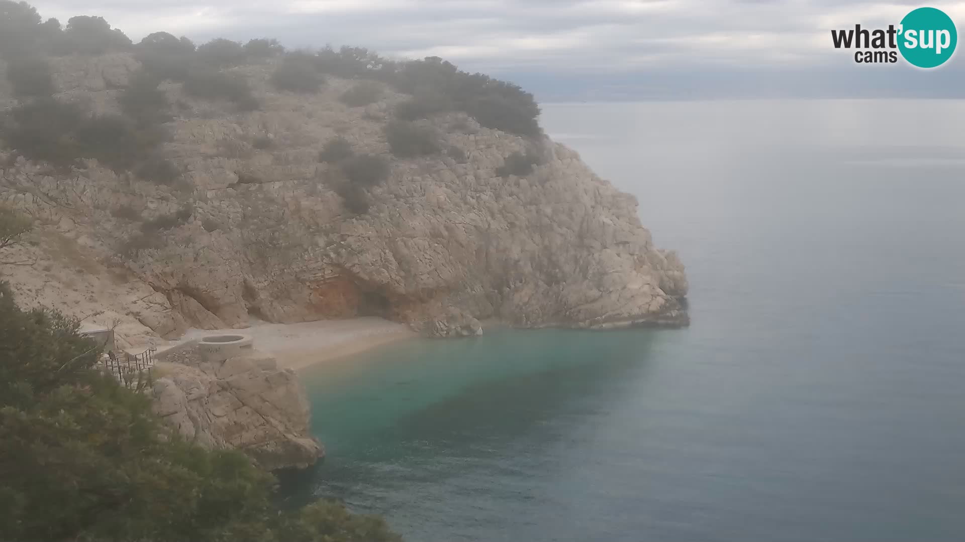 Webcam Bersezio spiaggia – Draga di Moschiena – Croazia