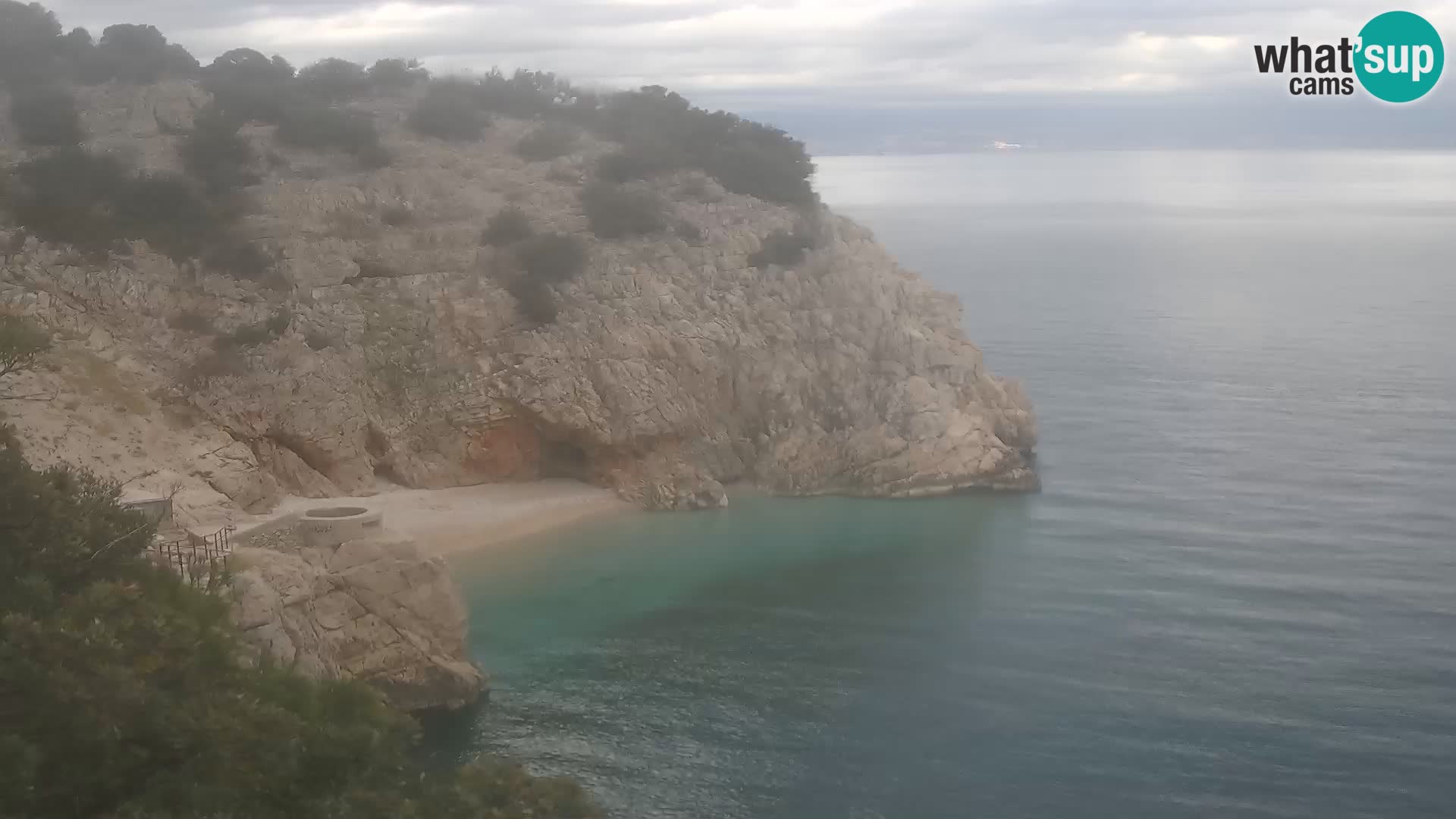 Webcam Bersezio spiaggia – Draga di Moschiena – Croazia