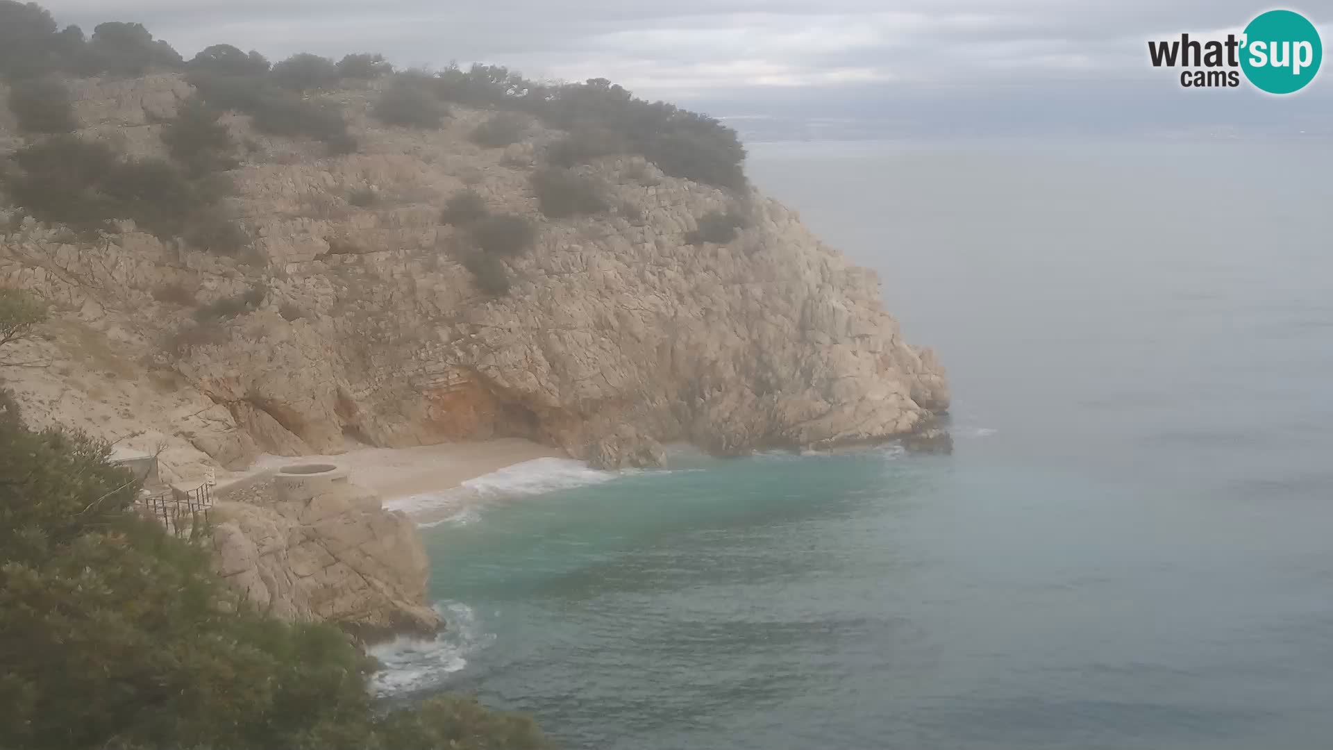 Webcam Bersezio spiaggia – Draga di Moschiena – Croazia