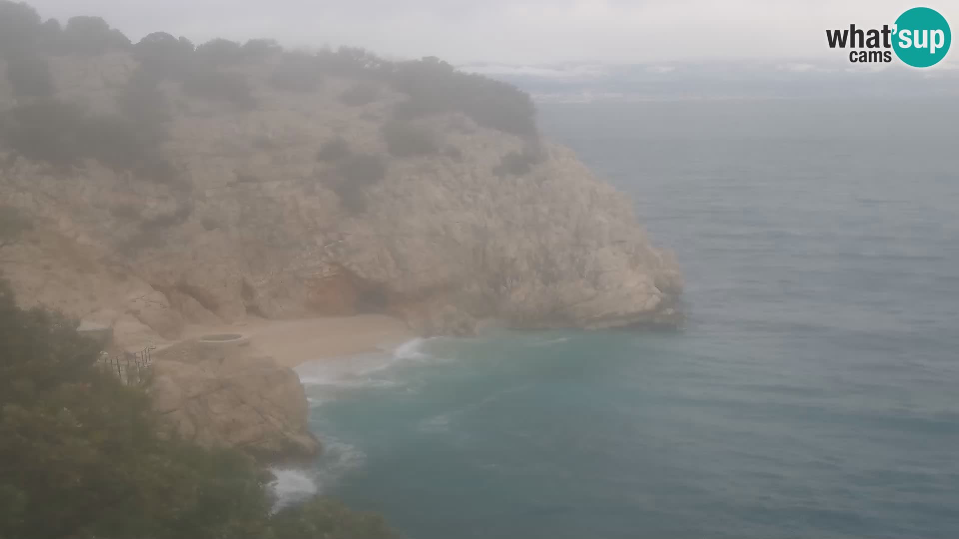 Webcam Brseč beach – Mošćenička Draga – Croatia