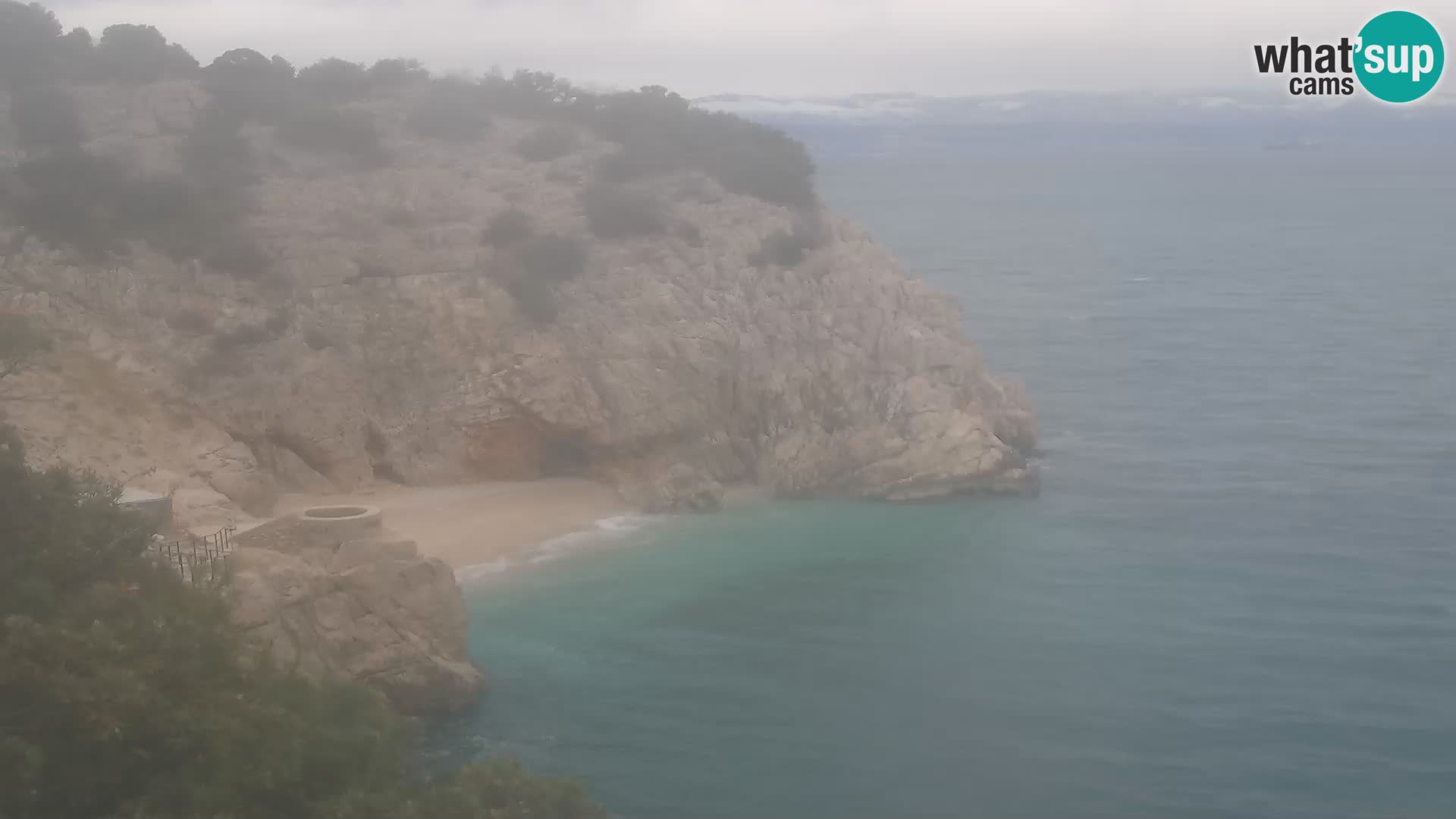 Webcam Brseč beach – Mošćenička Draga – Croatia