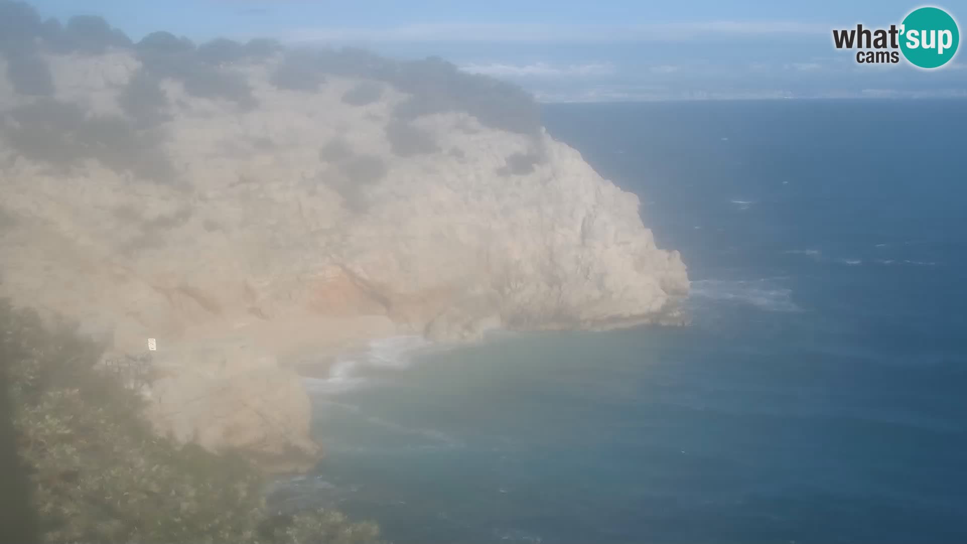 Cámara web de la playa de Brseč en Mošćenička Draga, Croacia