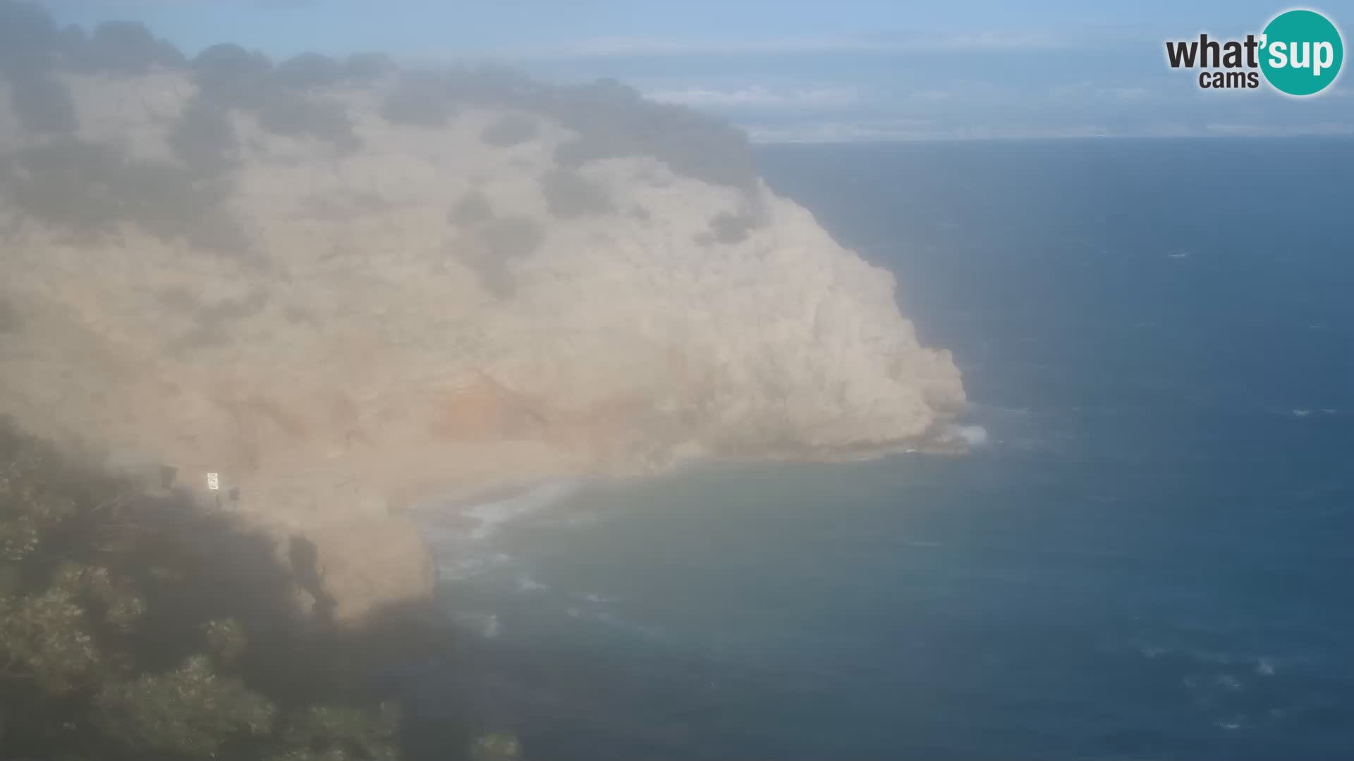 Cámara web de la playa de Brseč en Mošćenička Draga, Croacia