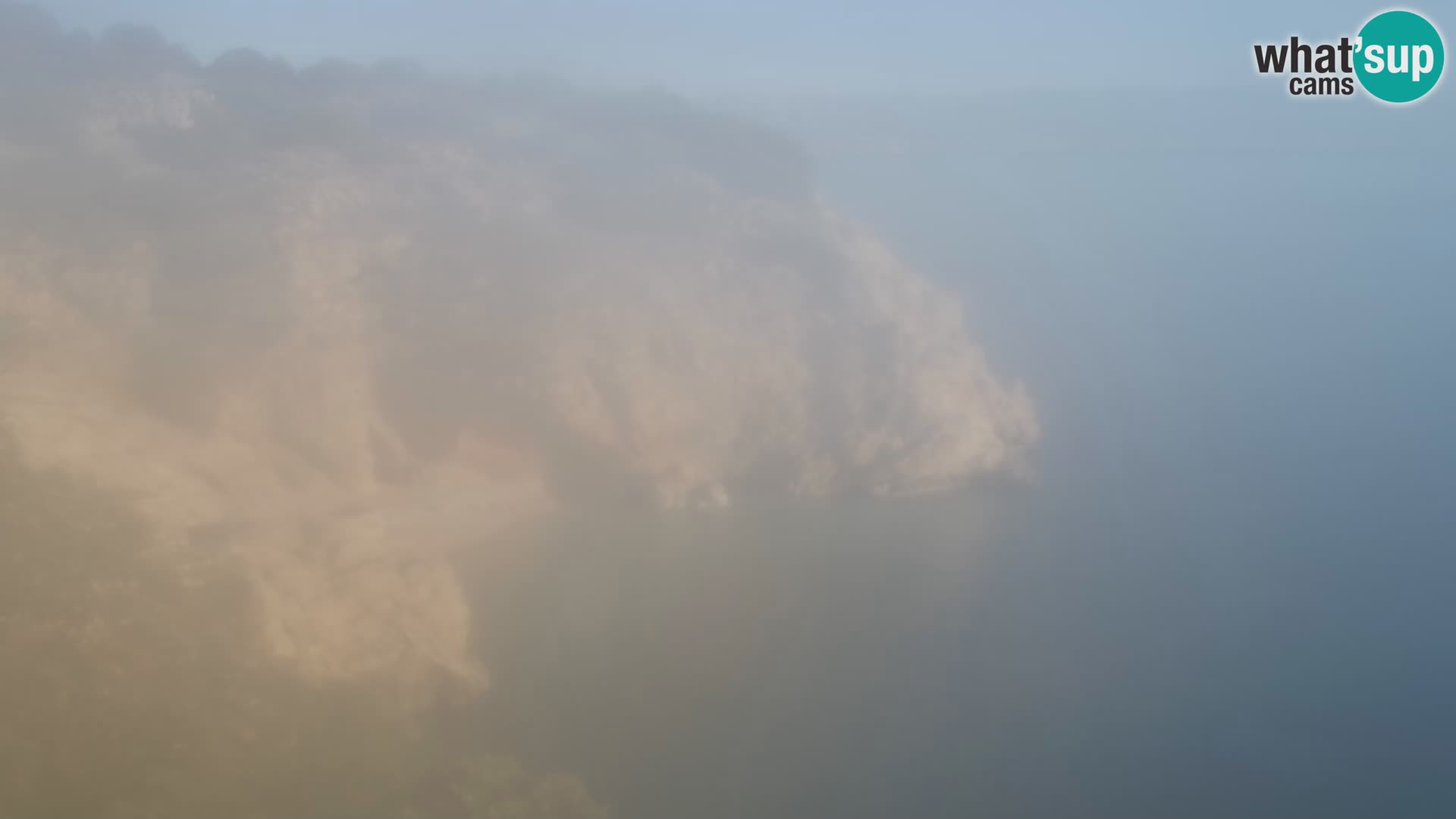 Cámara web de la playa de Brseč en Mošćenička Draga, Croacia