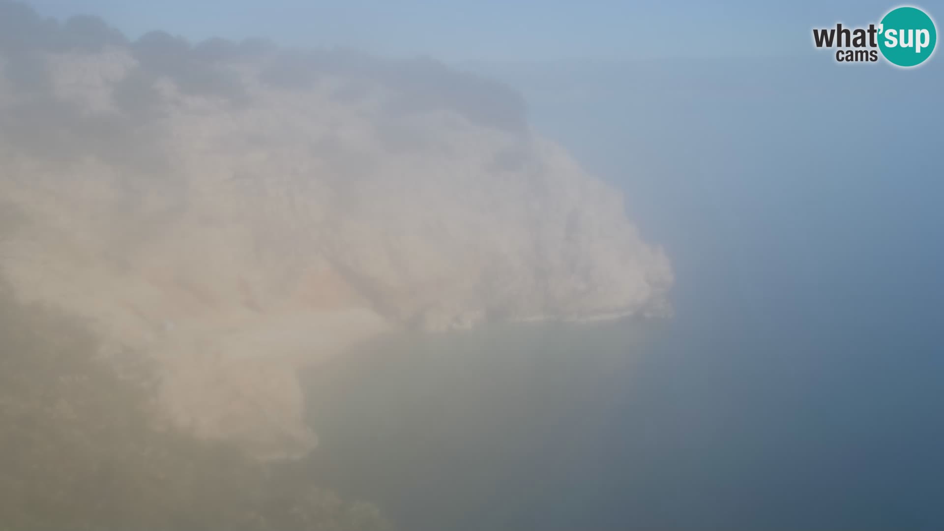 Cámara web de la playa de Brseč en Mošćenička Draga, Croacia