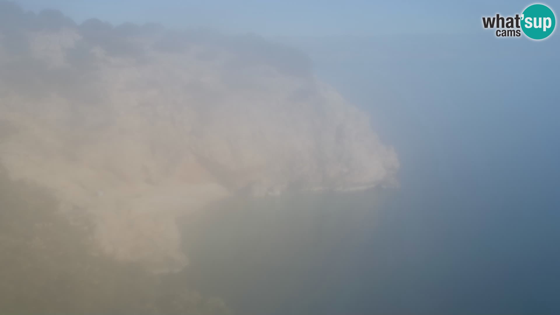 Cámara web de la playa de Brseč en Mošćenička Draga, Croacia