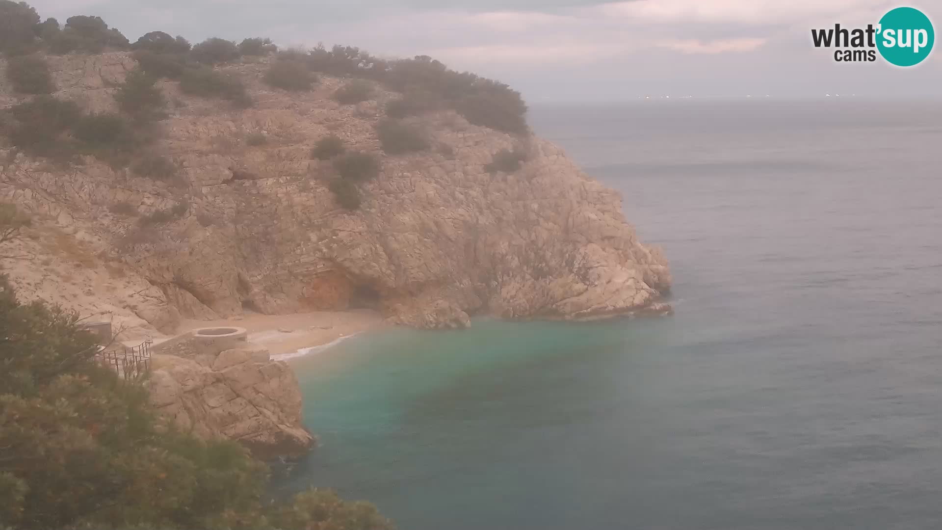 Webcam Brseč beach – Mošćenička Draga – Croatia