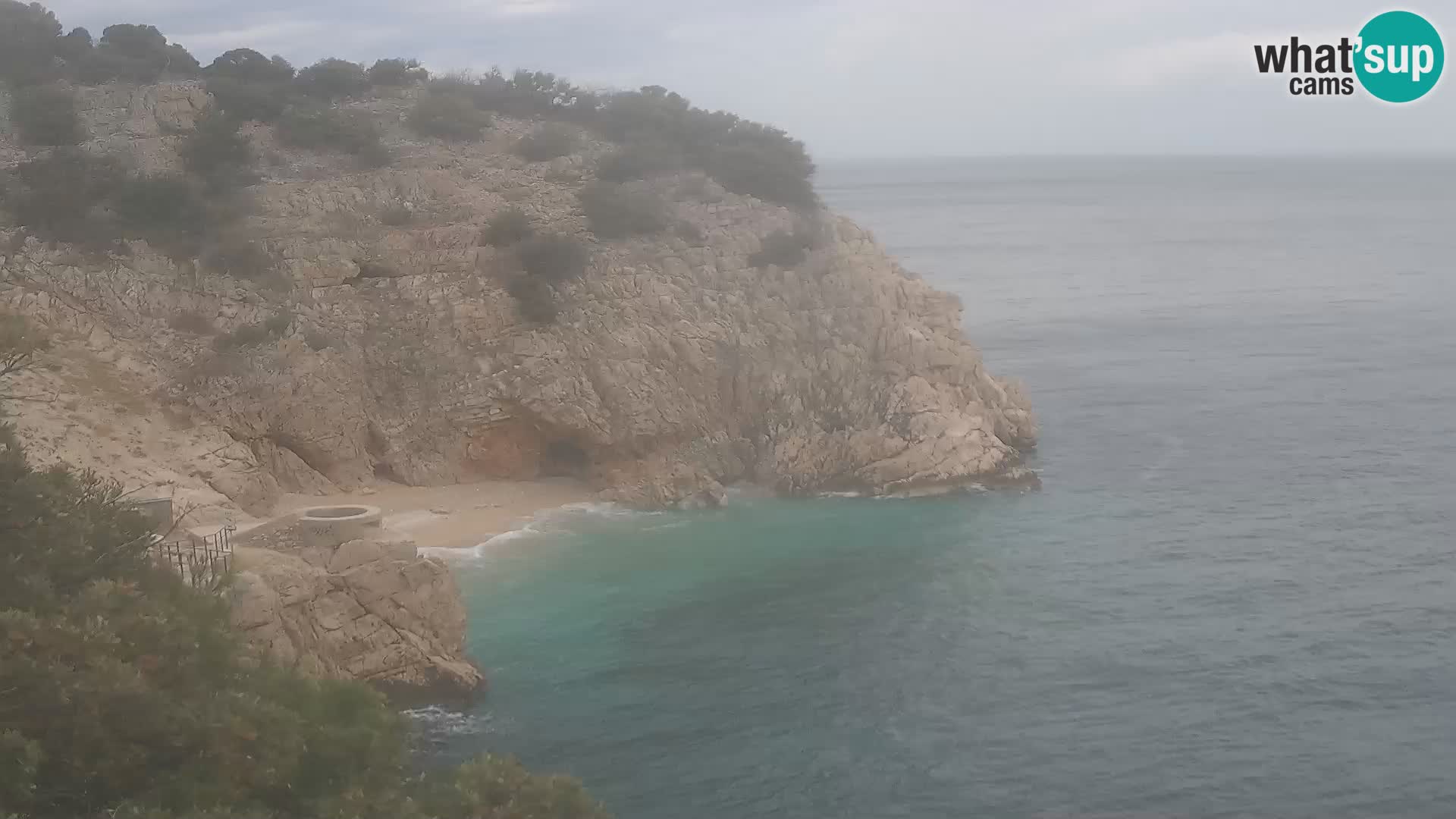 Webcam Brseč beach – Mošćenička Draga – Croatia