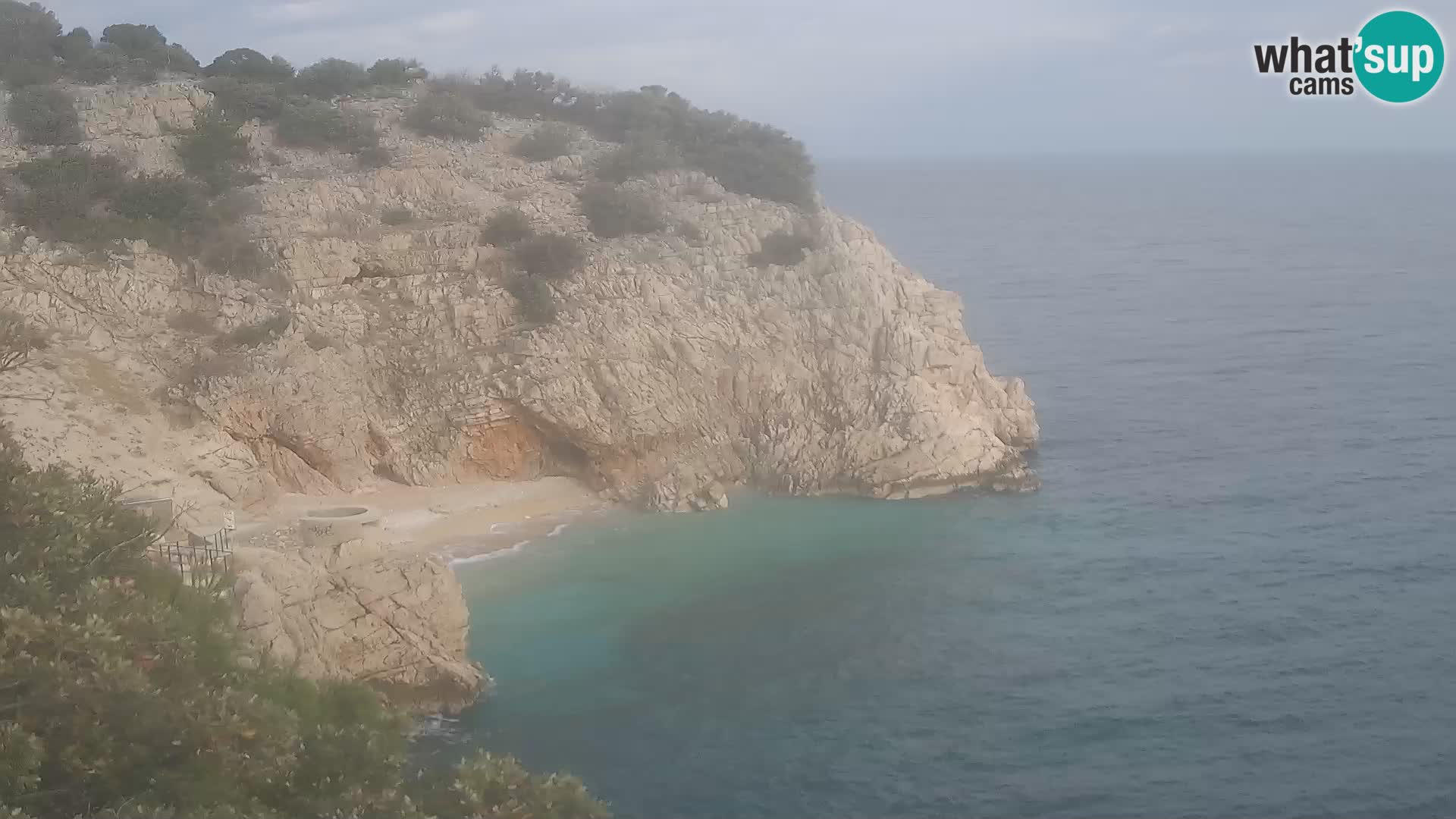 Webcam Brseč beach – Mošćenička Draga – Croatia