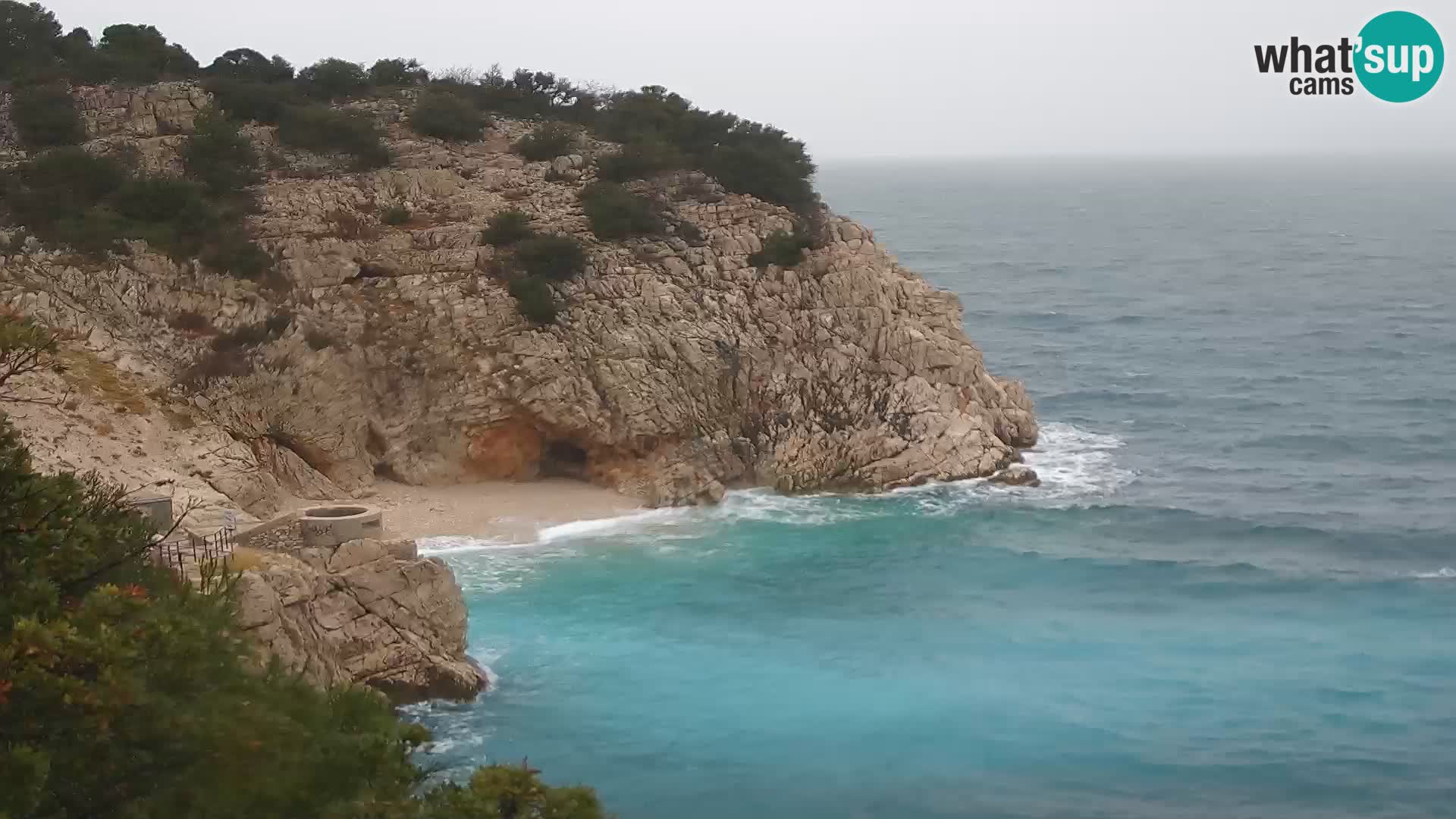 Webcam Brseč beach – Mošćenička Draga – Croatia