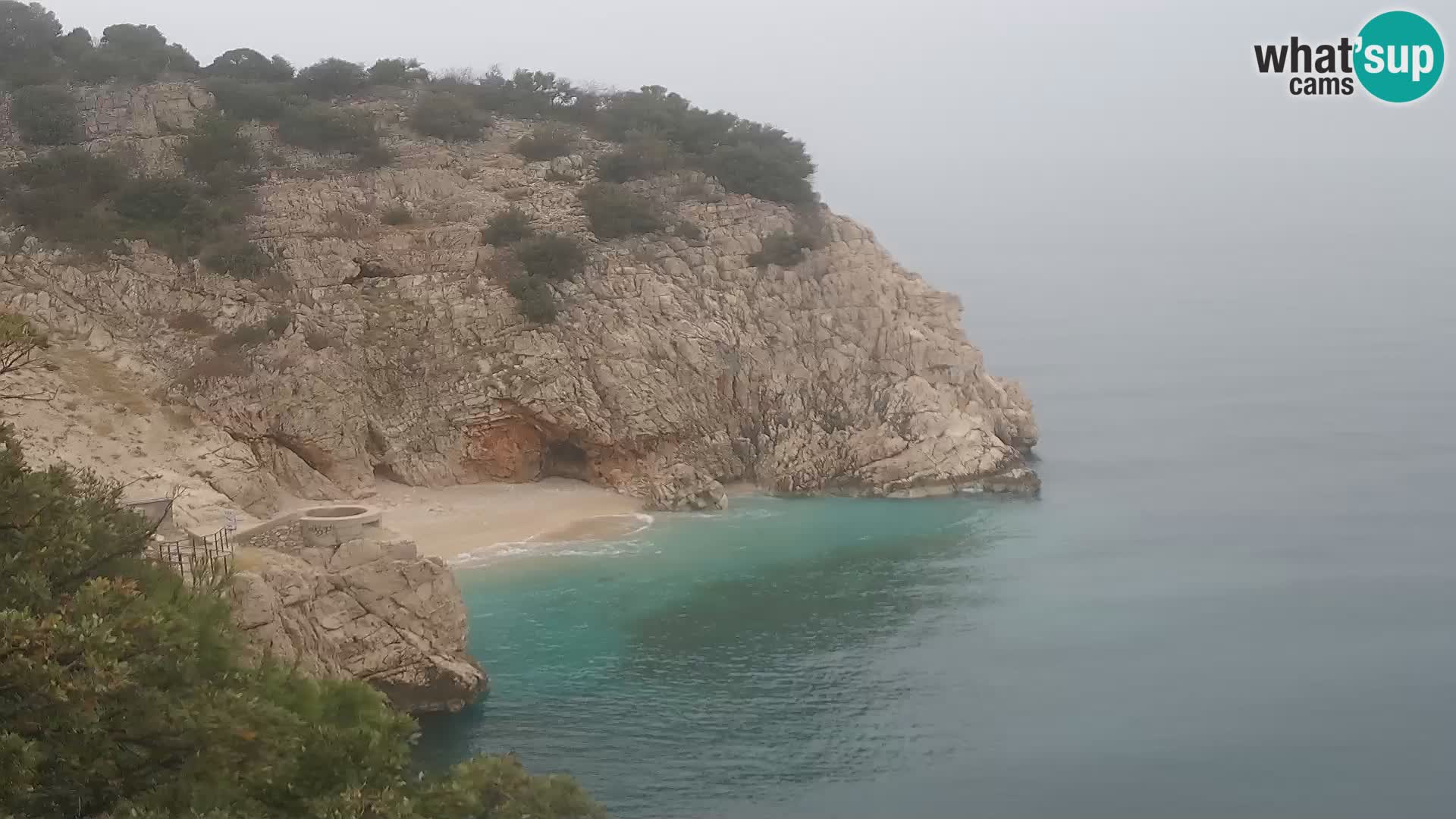 Webcam Brseč beach – Mošćenička Draga – Croatia