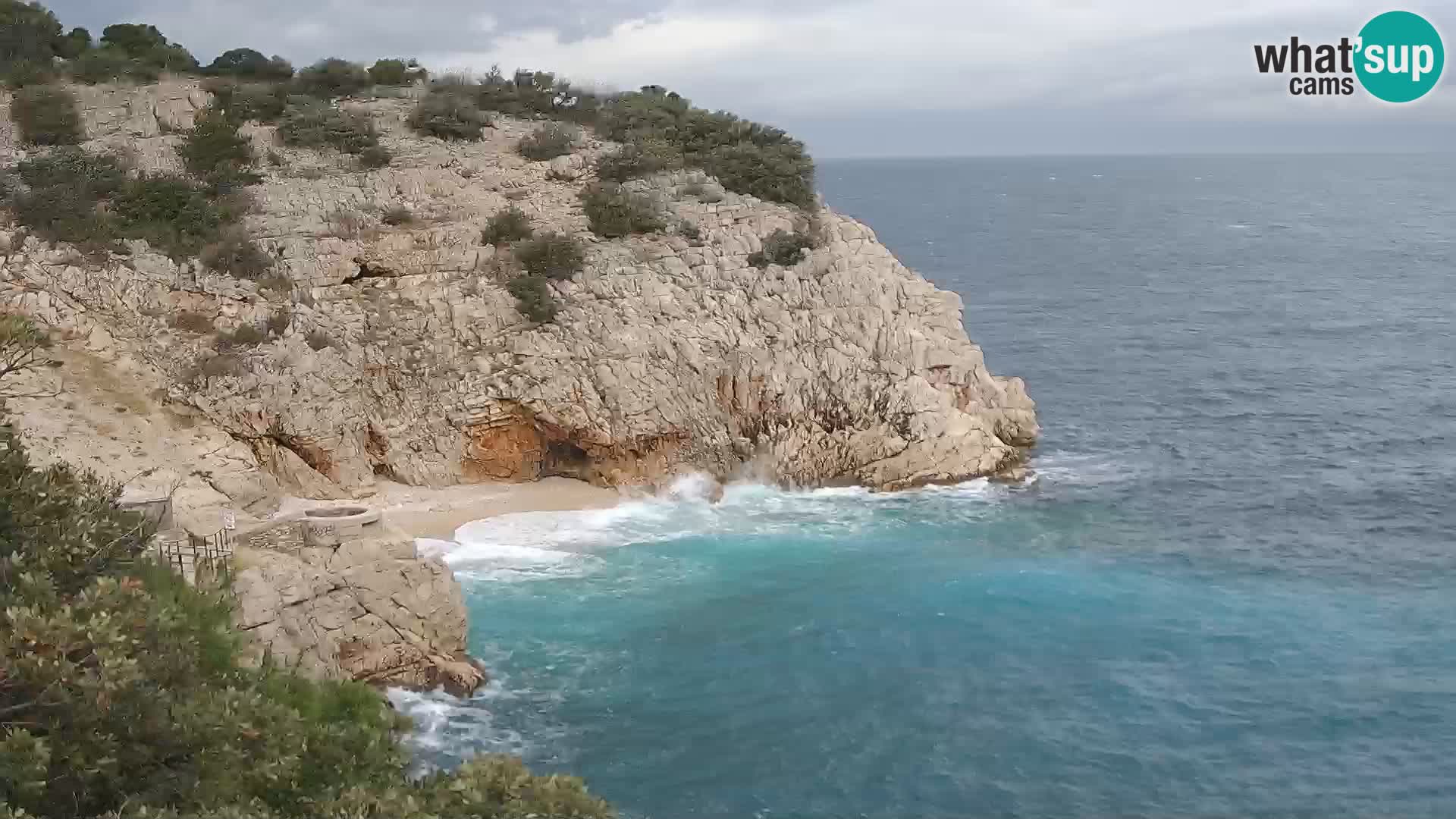 Webcam Brseč beach – Mošćenička Draga – Croatia