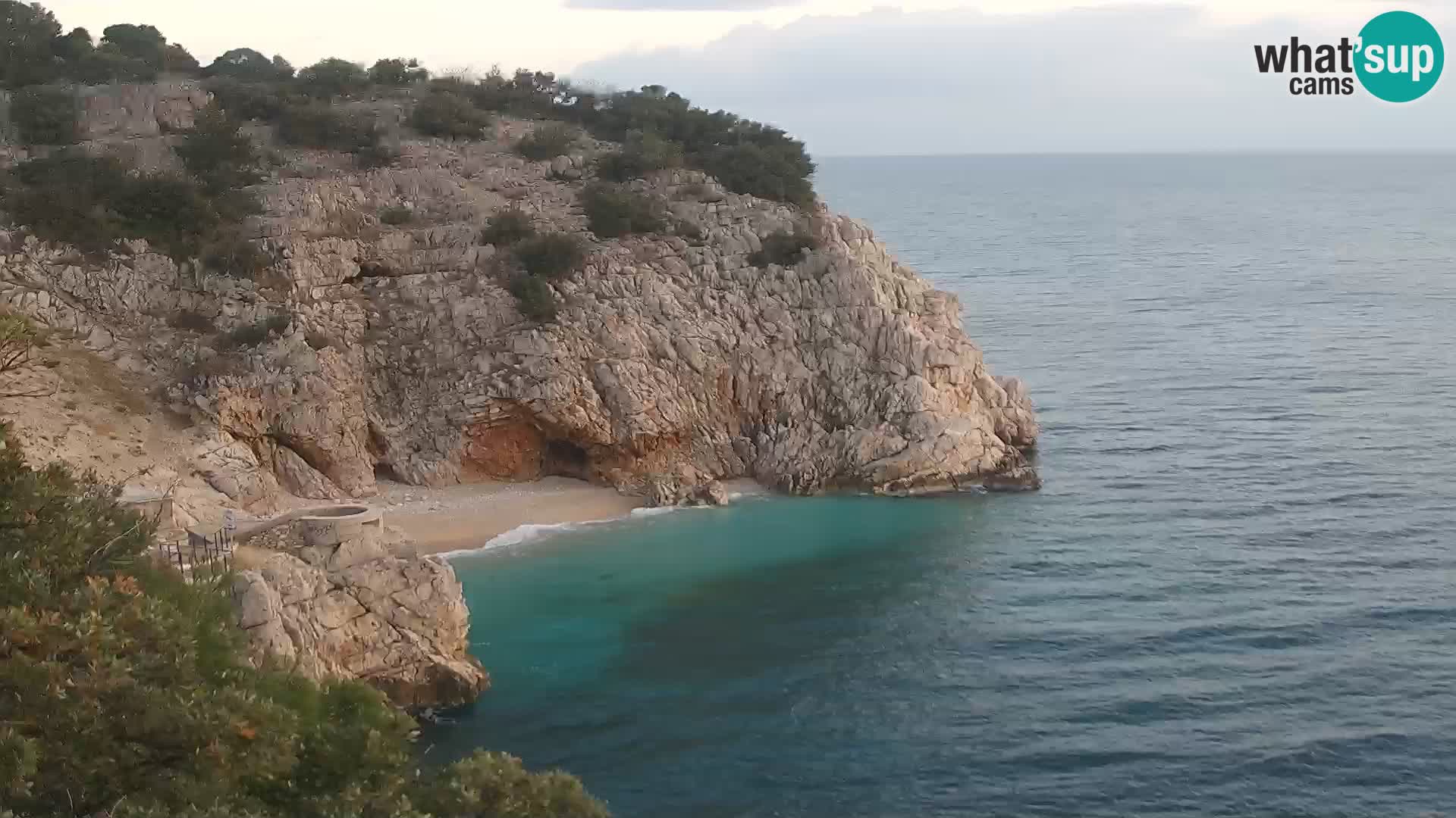 Webcam Brseč beach – Mošćenička Draga – Croatia