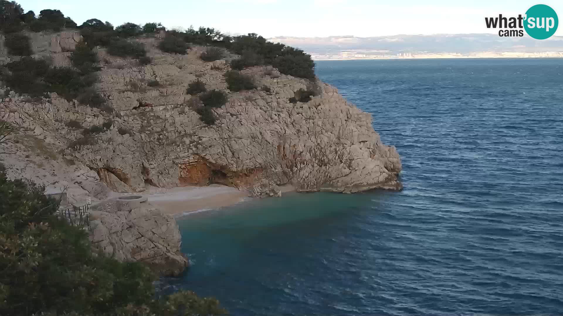 Webcam Brseč beach – Mošćenička Draga – Croatia