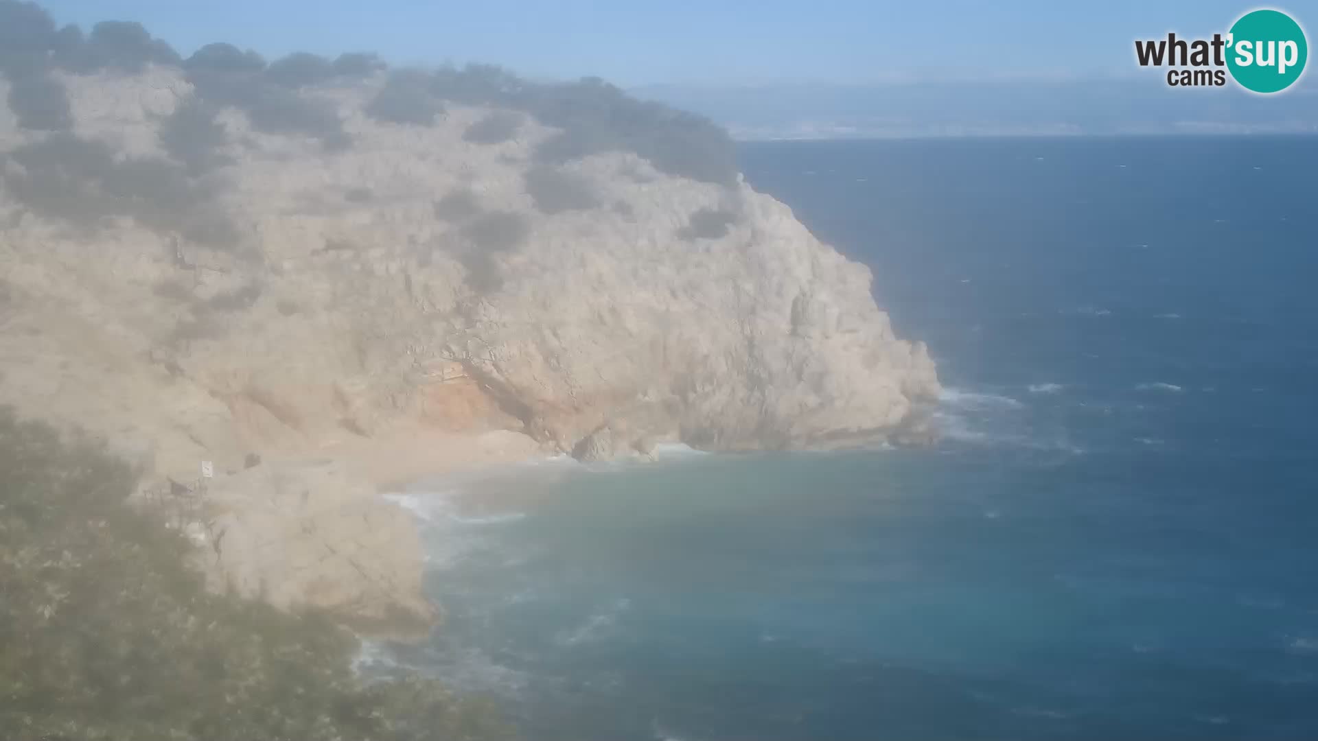 Webcam Brseč beach – Mošćenička Draga – Croatia