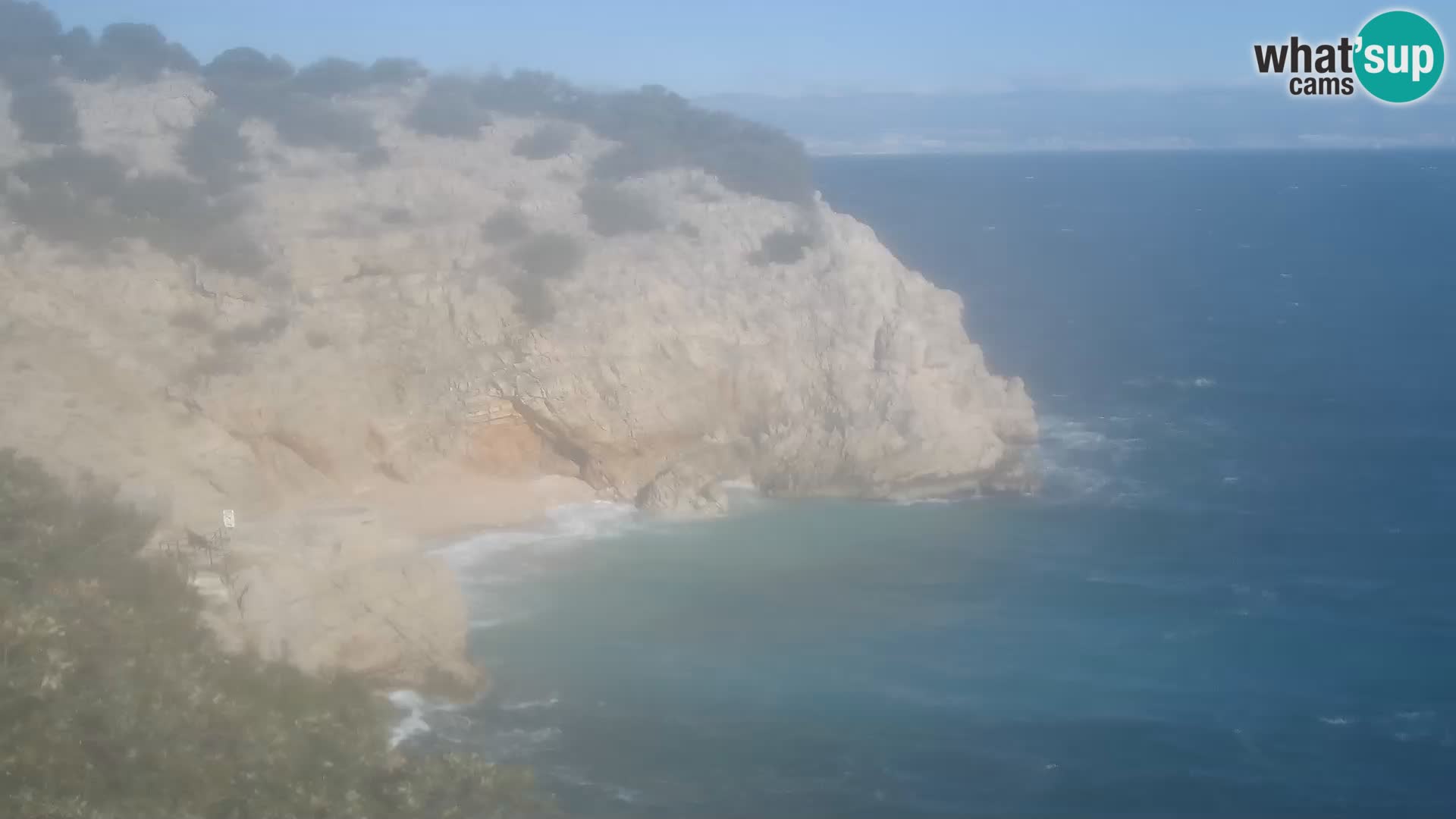 Webcam Brseč beach – Mošćenička Draga – Croatia