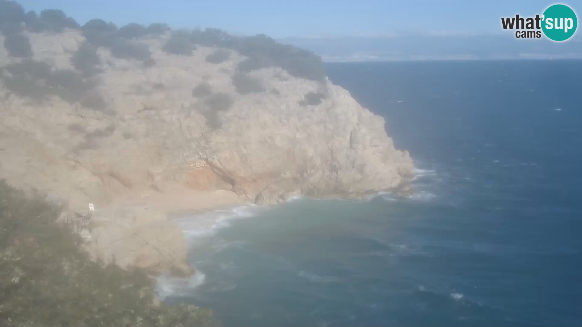 Webcam Brseč beach – Mošćenička Draga – Croatia